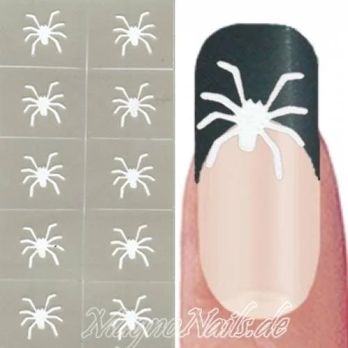 Nail Art Schablone - Nagellack Sticker Airbrush Nail Aufkleber selbstklebend