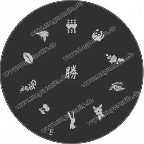 Nail Art Stamping Schablone E sternchen