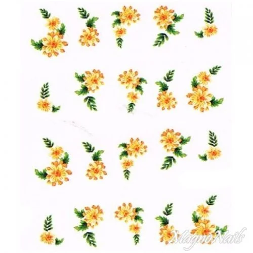 2D Nail Art One Stoke Sticker