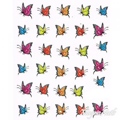 2D Nail Art One Stoke Sticker