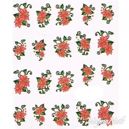 2D Nail Art One Stoke Sticker