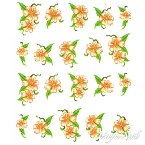 2D Nail Art One Stoke Sticker