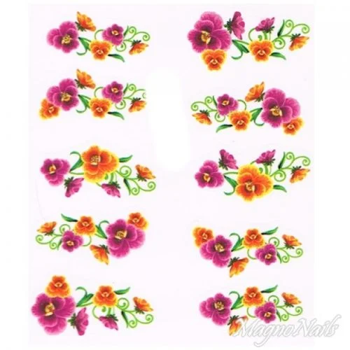 2D Nail Art One Stoke Sticker