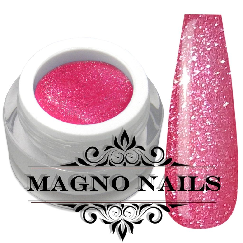 Neon Pinkes Glitzer Gel Glittergel Naildesign