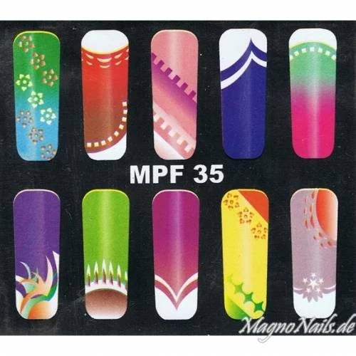 MPF 35 Airbrush Schablone