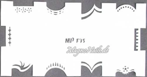 Nageldesign Nailart Nail Art Airbrush Schablone viele Designs