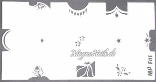 Nageldesign Nailart Nail Art Airbrush Schablone viele Designs