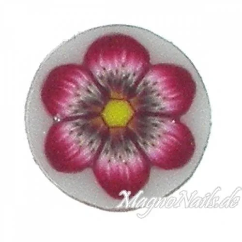 Fimo Stange - Blume weinrot