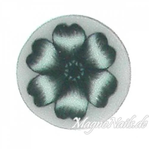 Fimo Stange - Blume schwarz