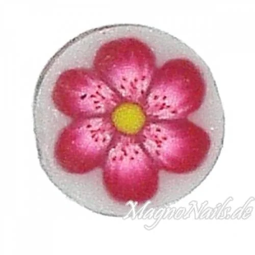 Fimo Stange - Blume weinrot