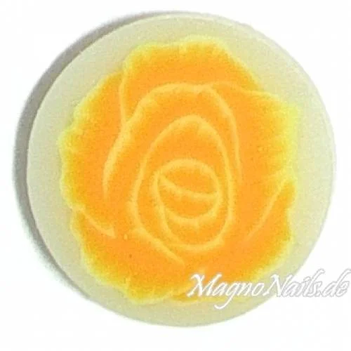 Fimo Stange - Rose gelb