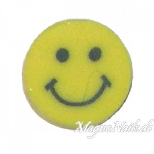 Fimo Stange - Smilie gelb