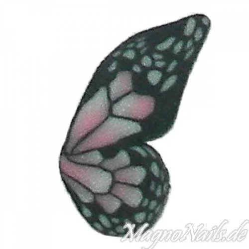 Fimo Stange - halber Schmetterling rosa