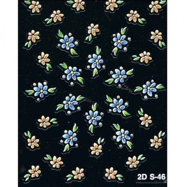 2D Nail Art Sticker