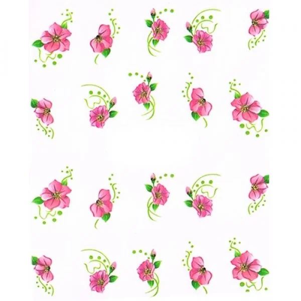 2D Nail Art One Stoke Sticker