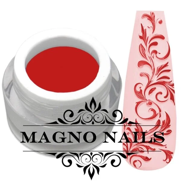 UV Gel - 1103 - 3D Paste Red Rocket Farbgel Nägel Nagelgel Colorgel Nails rot