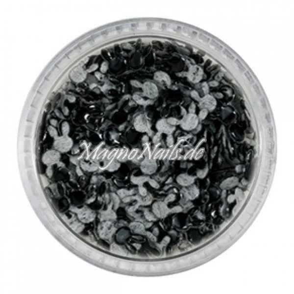 3D Einlegemotive - Shapes - 3D Hasen schwarz Ostern Nailart Nageldesign Nail art