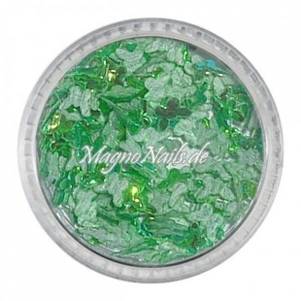 3D Einlegemotive - Shapes - Schmetterlinge grün 5 mm