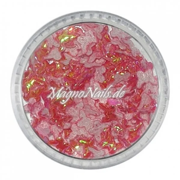 3D Einlegemotive - Shapes - Schmetterlinge rot 5 mm