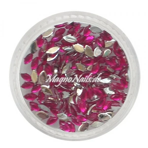 Strasssteine - Elipse pink Nageldesign Nägel Nails Nagelstudio Einleger Nailart