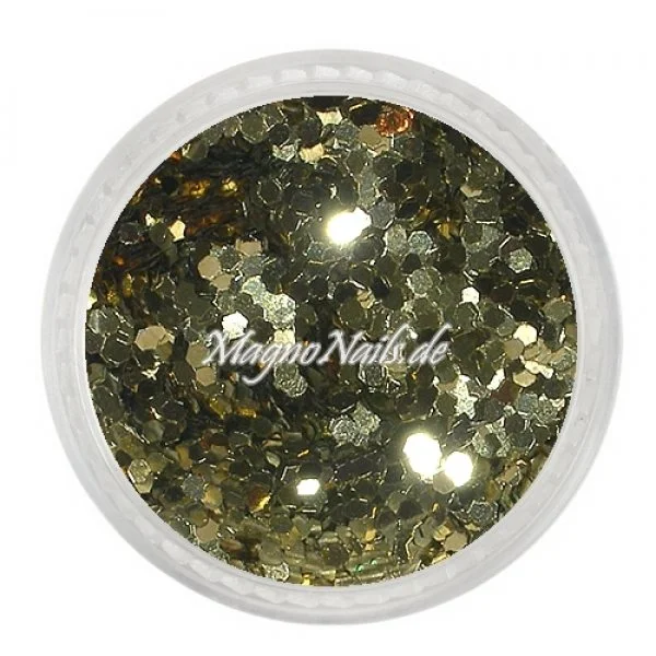 Nail Art Pailetten gold 1mm Nägel Nails Nailart Nageldesign Nagel GlitzerPailetten