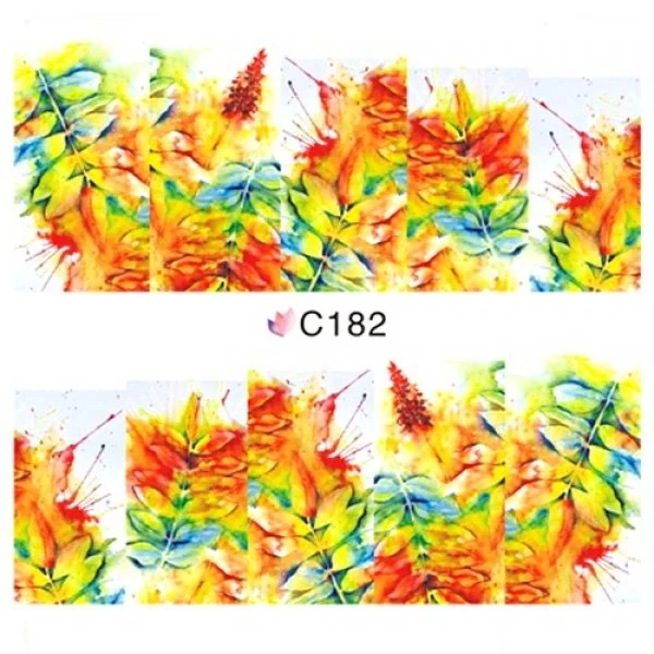 2D Nail Art One Stoke Sticker