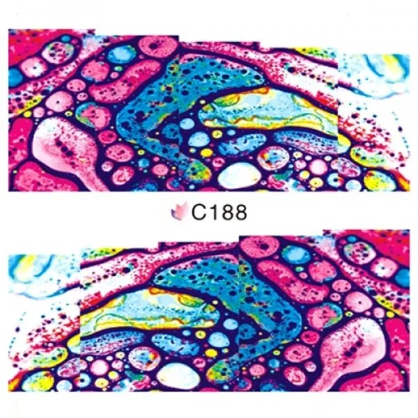 2D Nail Art One Stoke Sticker