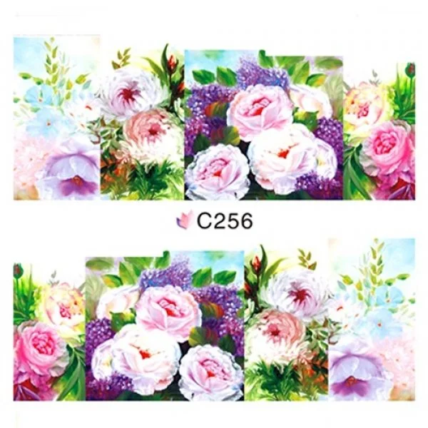 2D Nail Art One Stoke Sticker