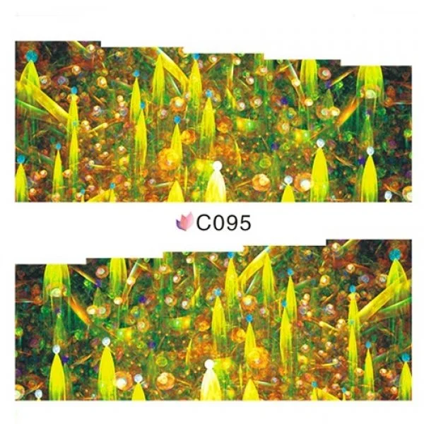 2D Nail Art One Stoke Sticker