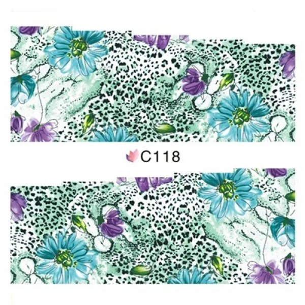 2D Nail Art One Stoke Sticker