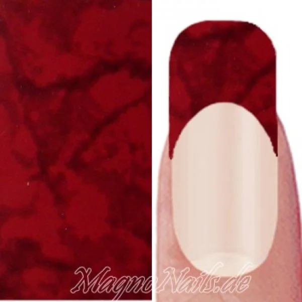 Nail Art Transfer Folie 0,45m - Nail Foil - Red Marble Nailart Nails Nägel Schmuck TransferFolie Nagelfolie Nageldesign