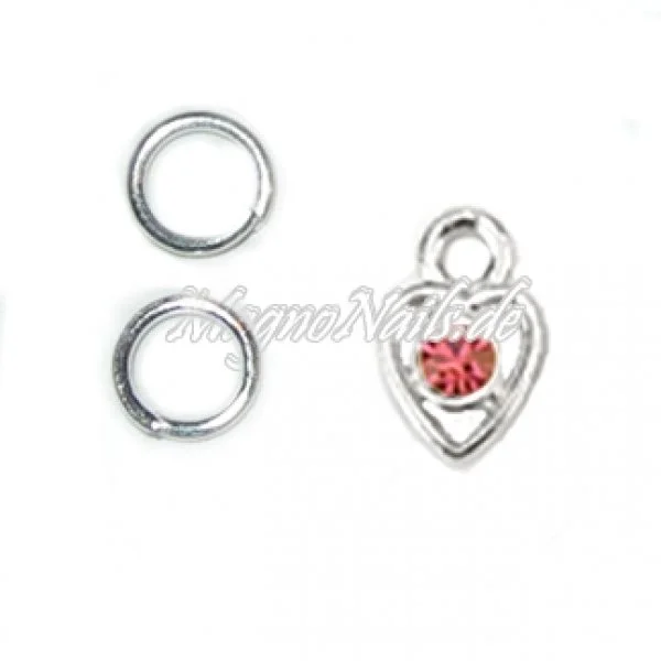 Nail Piercing Herz Nageldesign Nägel Schmuck Nails 