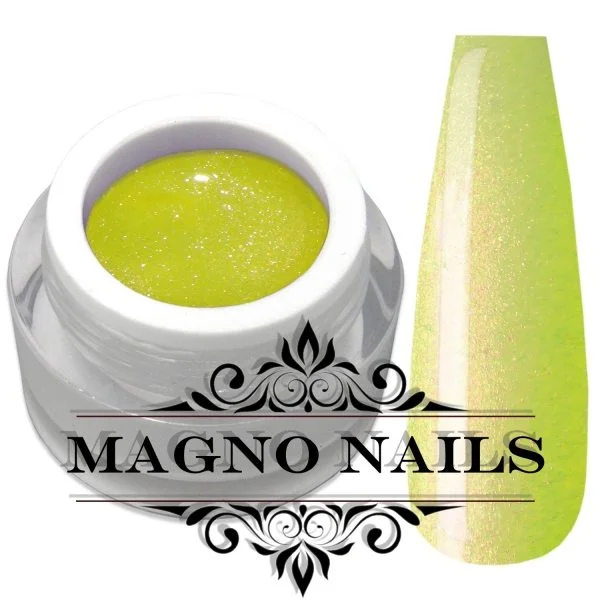 UV Gel - 882 - Glitter Gel Electric Light Nägel Nagelgel Dosen UV-Gel Color Gel Glitzer Dosen Glitzergel neongelb