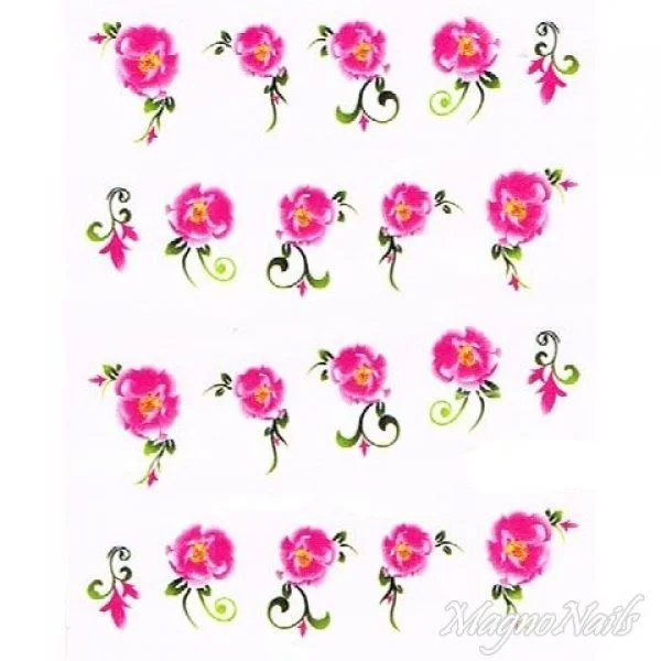 2D Nail Art One Stoke Sticker