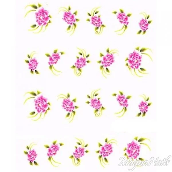 2D Nail Art One Stoke Sticker