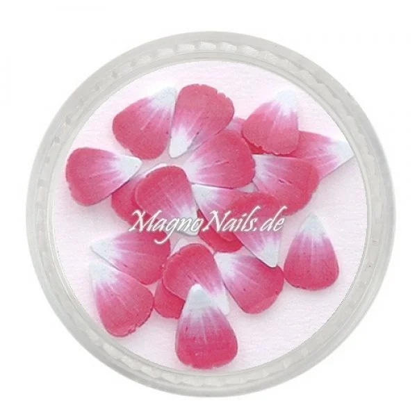 Einlegemotive - Fimo Shapes - Blüte rot Nail Art Nails Nagel Nögel Nailart