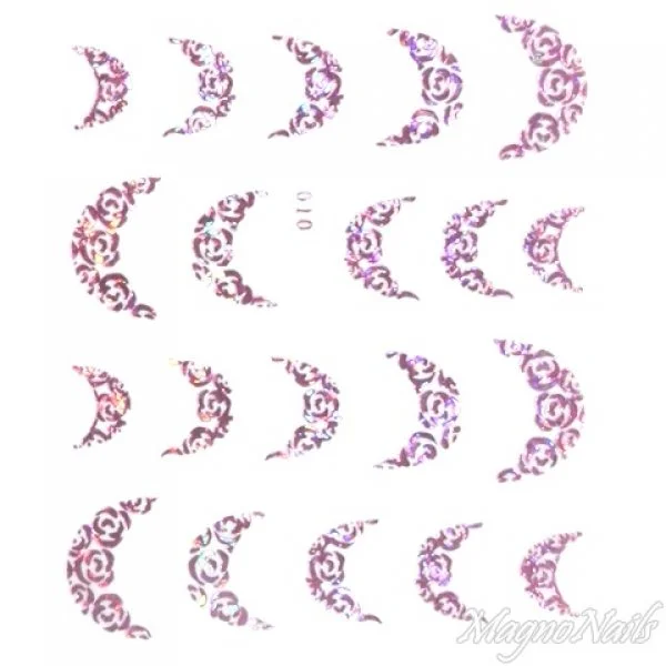 2D Nail Art One Stoke Sticker