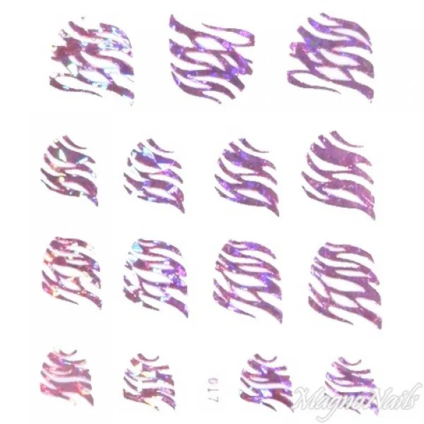 2D Nail Art One Stoke Sticker