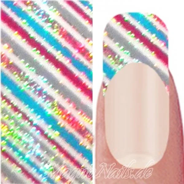 Nail Art Transfer Folie 1,5m - Nail Foil - Rainbow Nailart Nails Nägel Schmuck TransferFolie Nagelfolie Nageldesign
