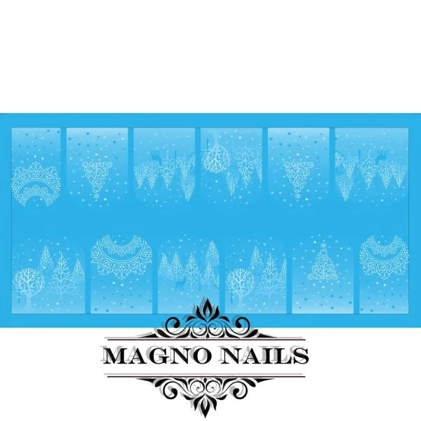 Nail Art Water Airbrush Sticker Wasser Tattos Winter