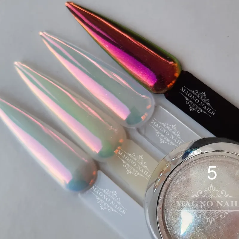 Nail Art Aurora Rainbow Pigment • Mirror Pulver • Nail Art Hilfsmittel • für kreatives Naildesign • Nageldesign Shop • für Hochzeitsnägel • günstig kaufen