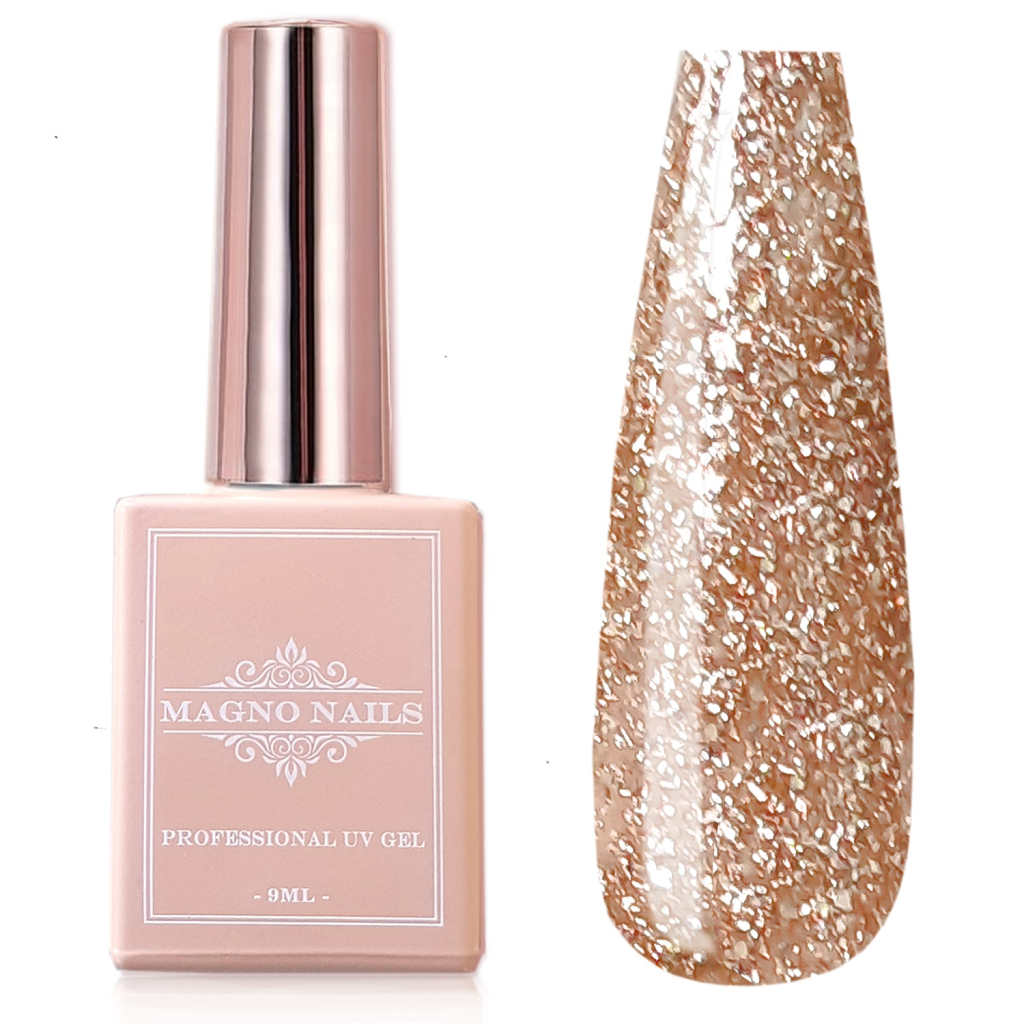 UV Gel - 4750 - Chrome Glam Gel - Shiny Blush