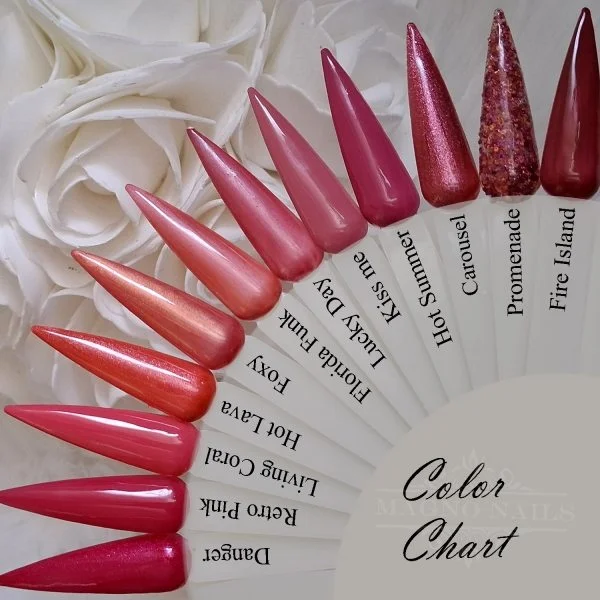 Pink Altrose Nude Farbpalette Nägel Nageldesign Farbtips Nageltips Farbkarte