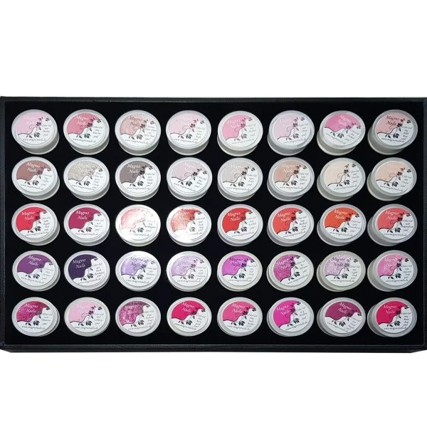 Schublade Display für 40 Gel Dosen leer Sortierbox Aufbewahrung