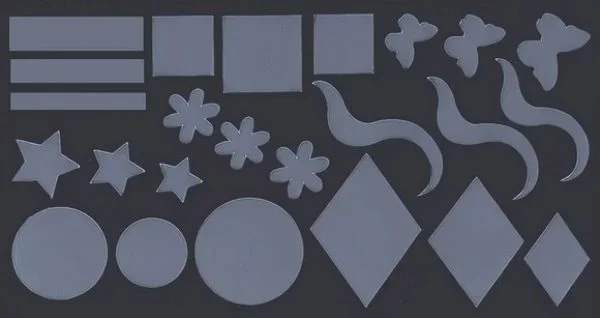 Silikon Einlegeschablone für Dual Tips Nageldesign Nägel Nails Nagelstudio Einleger