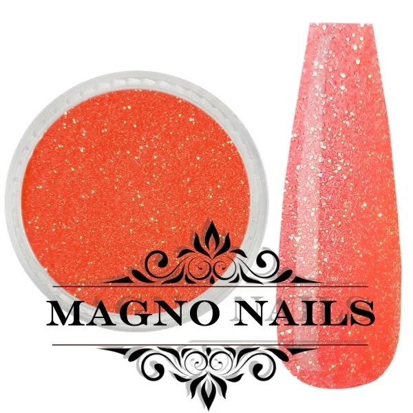 Nail Art Glitterpuder coralrot ultrafein Nägel Nails Nailart Nageldesign Nagel Glitzer