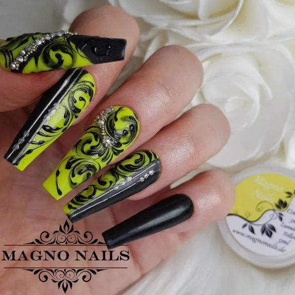 UV Gel - 3103 - Night Glow Gel - Luminous Yellow