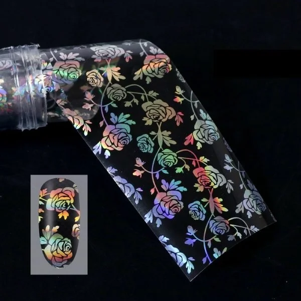 Nail Art Transfer Folie 1m - Nail Foil - Holographic Nailart Nails Nägel Schmuck TransferFolie Nagelfolie Nageldesign