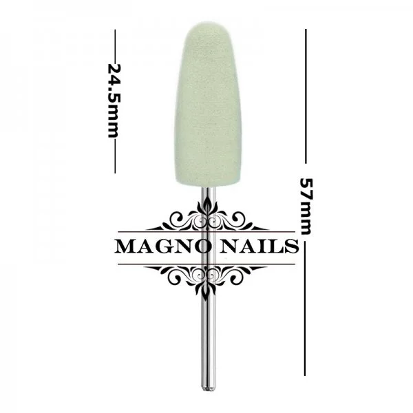 Silikon Polierer - Polier Bit - Oliv - 600Grit