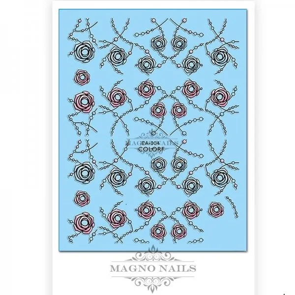 3D Design Nail Sticker - 3D Wraps Selbstklebende Nagelaufkleber Nagelsticker